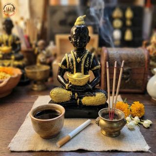 TƯỢNG TRANG TRÍ ĐỂ BÀN PHONG CÁCH THÁI LAN CAO 20CM ĐỘC LẠ