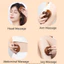 Lược Massage 28 răng Toàn Thân Bằng Gỗ Đầu Lược Tròn, Bàn Chải Kinh Tuyến-MỸ NGHỆ DƯỠNG SINH HT