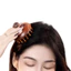 Lược Massage 28 răng Toàn Thân Bằng Gỗ Đầu Lược Tròn, Bàn Chải Kinh Tuyến-MỸ NGHỆ DƯỠNG SINH HT