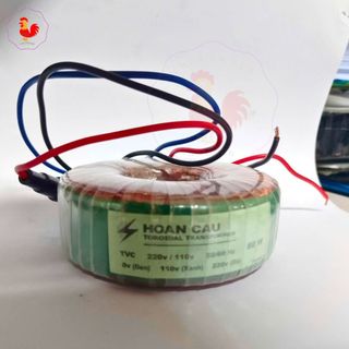 Biến áp gắn lọc không khí quạt nhật 110v 80w có tặng kèm cầu chì 2A