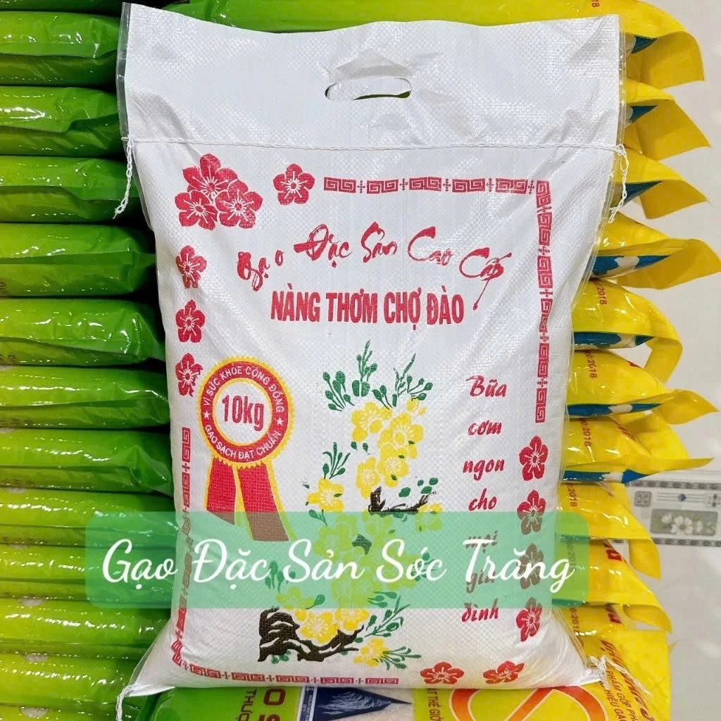 Gạo Nàng Thơm Chợ Đào Vị ngọt đậm, dẻo mềm Bao 10kg