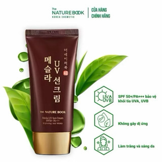 Kem Chống Nắng Ngừa Nám Mesla Nature Book SPF50+, Ngừa Nám, Dưỡng Sáng, Bảo Vệ Da Toàn Diện 50g