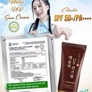 Kem Chống Nắng Ngừa Nám Mesla Nature Book SPF50+, Ngừa Nám, Dưỡng Sáng, Bảo Vệ Da Toàn Diện 50g