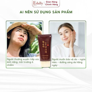 Kem Chống Nắng Ngừa Nám Mesla Nature Book SPF50+, Ngừa Nám, Dưỡng Sáng, Bảo Vệ Da Toàn Diện 50g