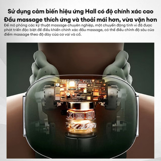 Máy massage cổ vai gáy mô phỏng bàn tay , chất liệu bàn tay silicol mềm mại - bảo hành 12 tháng