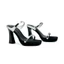 Guốc Cao Gót 10P KYLIE Quai Ngang HADU GD186 Da PU Cao Cấp Đế TPR Chống Trượt BH 12T