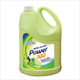 Nước lau sàn POWER100 Tinh dầu Chanh Sả - Túi 3.2kg