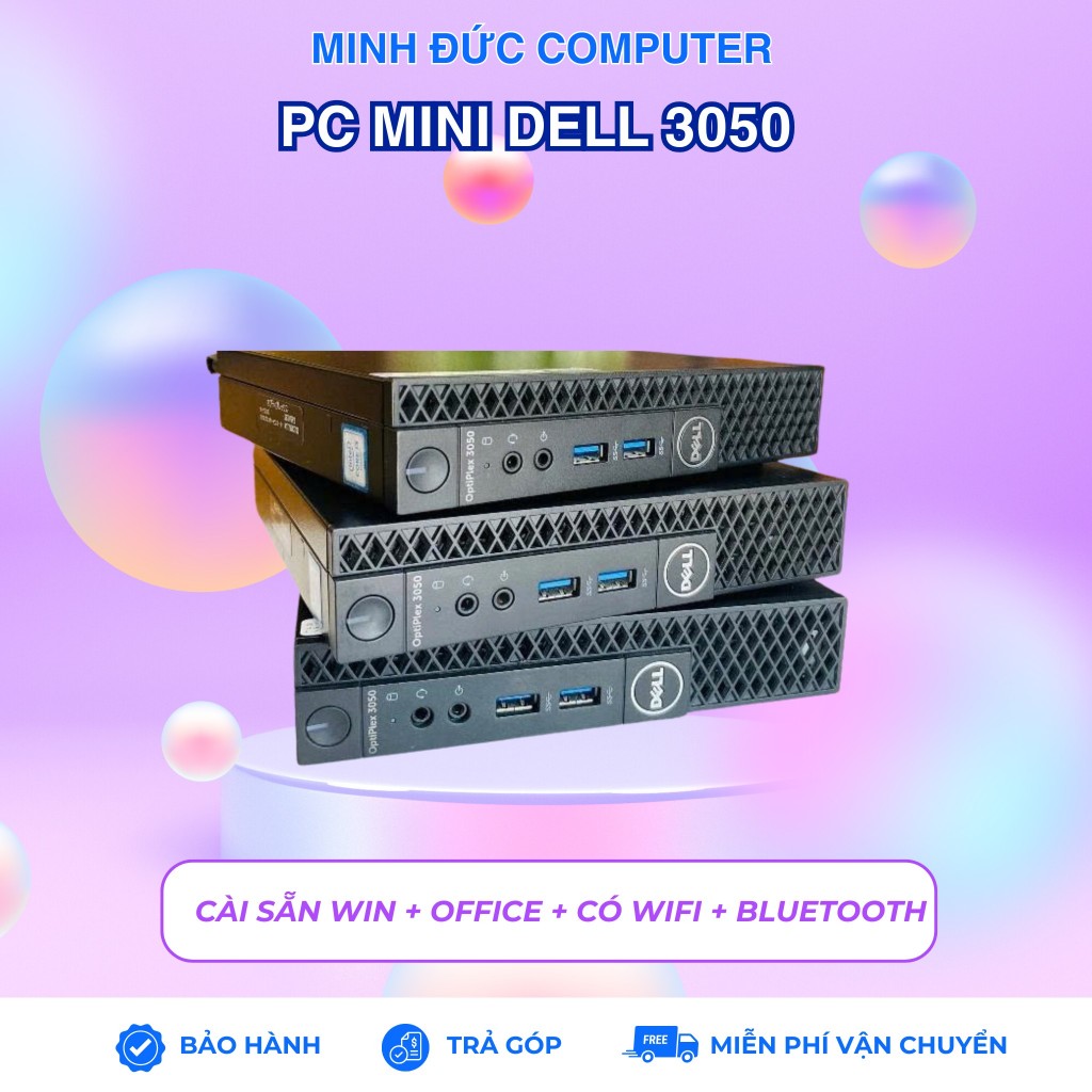 Máy Tính Để Bàn Dell Optiplex 3040 micro CORE I3 6100 RAM 8GB SSD