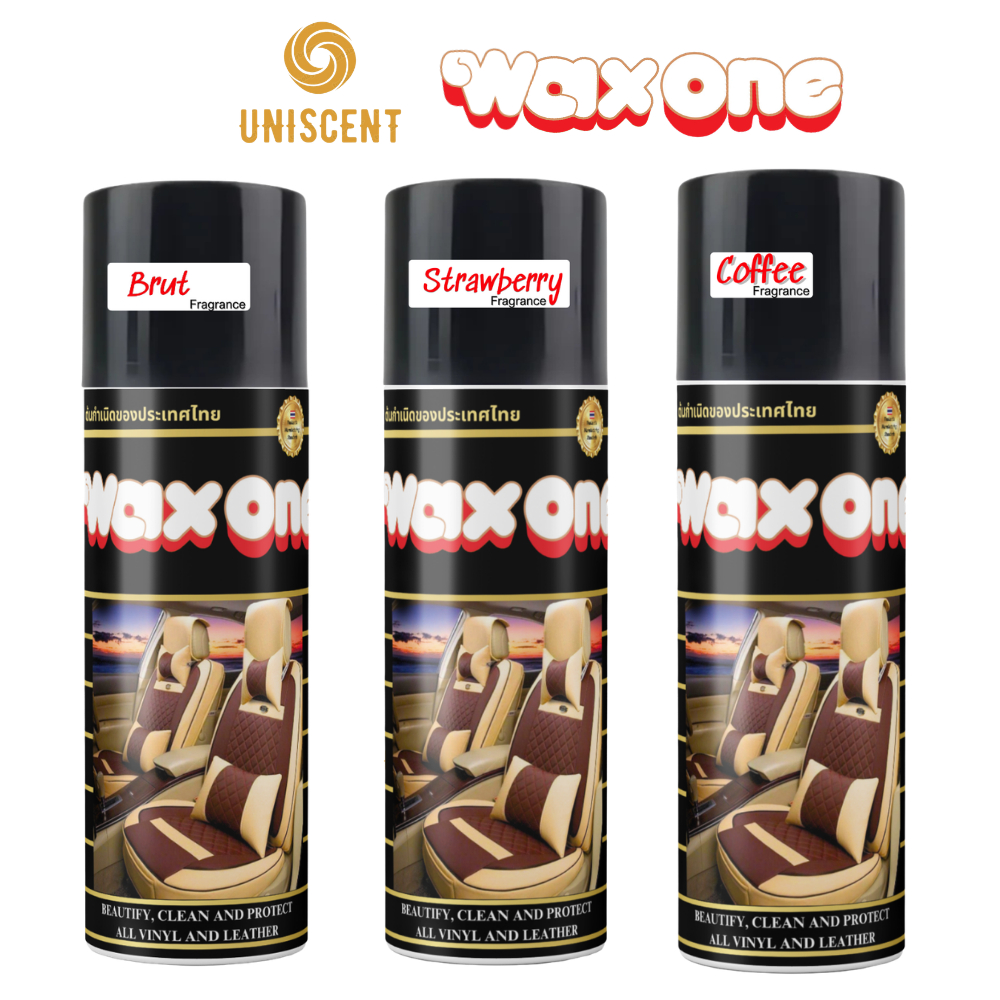 COMBO 3 CHAI Xịt Bóng WAX ONE- 500ml-Chính Hãng Thái-Xịt Bóng Dưỡng Da,Gỗ, Nhựa Nội Thất ÔTô,Xe Máy