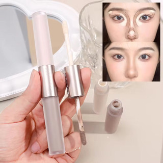 Bút Tạo Khối Hai Đầu 3D,Tạo Hình Mũi Và Mặt,Che Khuyết Điểm,Làm Lớp Nền Trang Điểm Tự Nhiên