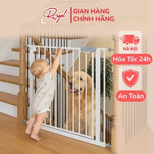 Thanh Chắn Cửa Phòng, Cầu Thang ROYAL An Toàn Cho Bé Lắp Ráp Dễ Dàng Không Cần Khoan Đục