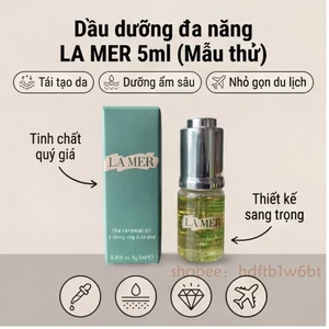 【Còn hàng】LA MER The Renewal Oil 5ml Tinh chất dưỡng Dầu dưỡng ẩm Chăm Sóc Da Chống lão hóa Dầudưỡng