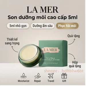 【Còn hàng】LA MER The Lip Balm 5g Son dưỡng môi dưỡng ẩm lâu dài chữa môi nứt cao cấp phục hồi môi
