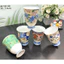Set chén trà Nhật màu sắc nhã nhặn/Chén dáng cao/ Gốm Nhật 2hand