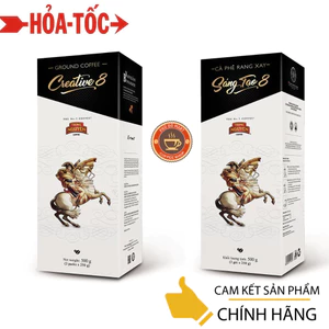 Cà Phê Rang Xay Trung Nguyên Sáng Tạo 8 / Creative 8 _ Hộp 500g