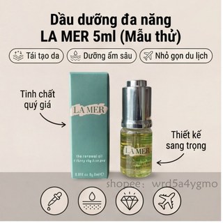 Hàng sẵn/Chính hãng chính phẩm LA MER The Renewal Oil 5ml Dầu dưỡng ẩm Sáng da Cấp ẩm Tái tạo da
