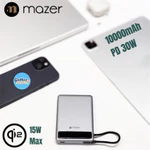 Pin dự phòng hít từ tính Magnetic Qi2 15W MAZER MagLink70 10000mAh | PD 30W | Tích hợp Cáp Type-C liền thân tiện dụng — ảnh 5