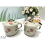 Set chén trà có nắp truyền thống/Gốm Nhật 2hand/Gốm Nhật hàng tuyển