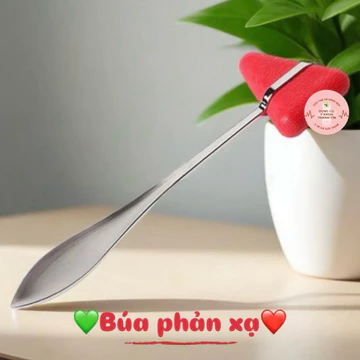 [ Màu ngẫu nhiên ] Búa Phản Xạ Thiết Kế Đầu Tam Giác Cao Su, Chất Liệu Cán Inox Bền Bỉ