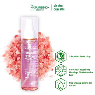 Xịt Khoáng Muối Hồng Himalaya Cấp Ẩm Khoá Nền Dưỡng Da Căng Bóng Nature Book Hàn Quốc 100ml