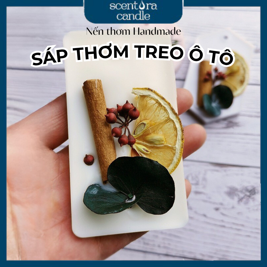 Sáp Thơm Khử Mùi Ô Tô Scentora Candle treo xe, Sáp Thơm Khử Mùi Quần Áo, Phòng Ngủ