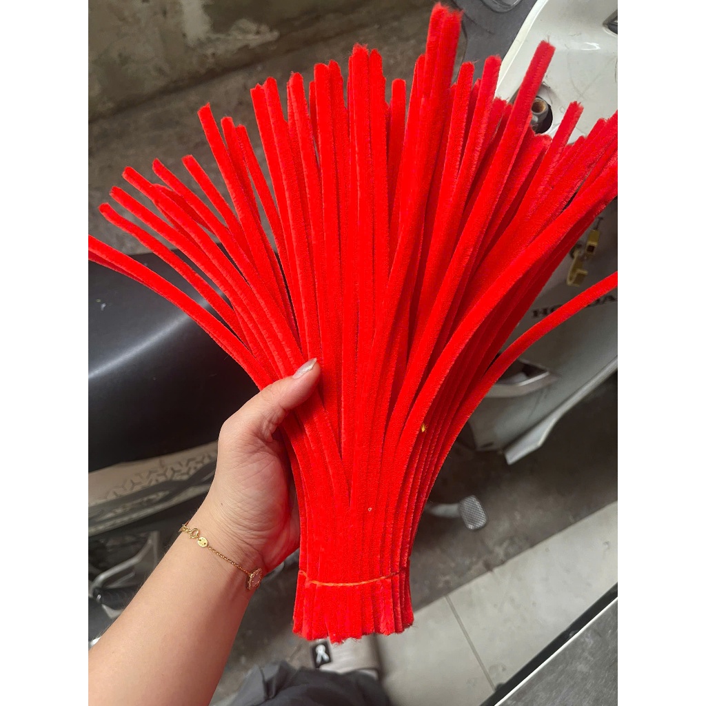 [ hỏa tốc hcm] kẽm nhung làm hoa loại 1 7-8mm nhiều màu làm hoa handmade  lông dày, màu pastel, làm quà trang trí ANGI