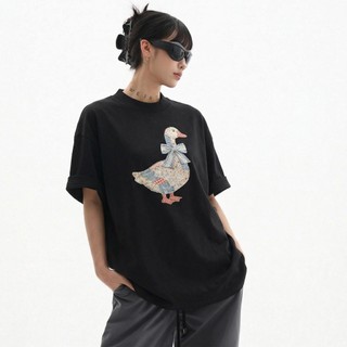 Áo Thun Local Brand FANTASTEE PATCHWORK DUCK Cotton 100% 250gsm Form Oversize, Hoàn Thiện Cao Cấp