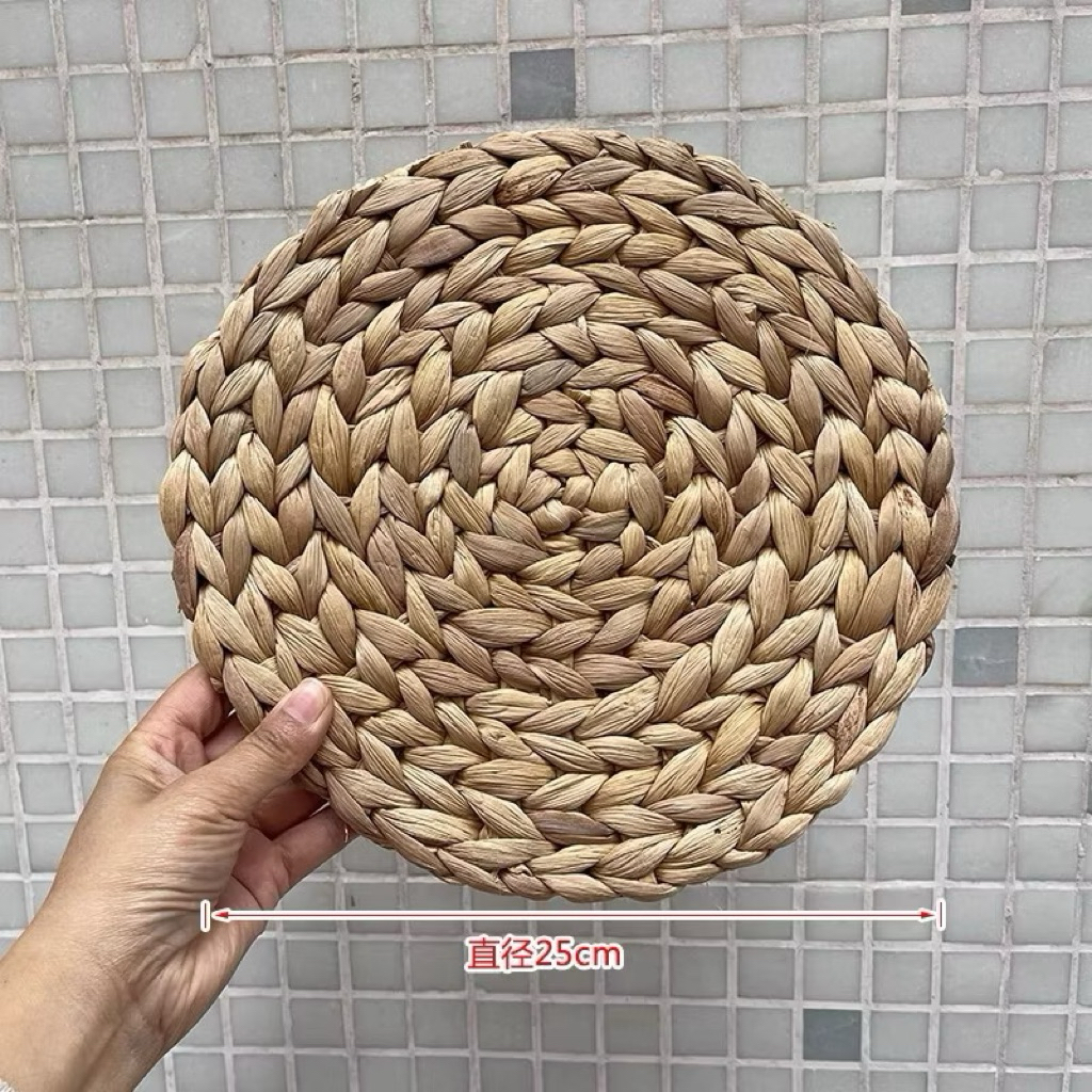 Đĩa lục bình,đĩa cói⚡ GIÁ CỰC SỐC ⚡ Thảm lót đĩa, treo tường, decor trang trí đa dạng nhiều size