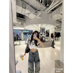 𝑪𝒉𝒐𝒄𝒐•/WGWE/Áo Phông Thêu Chữ