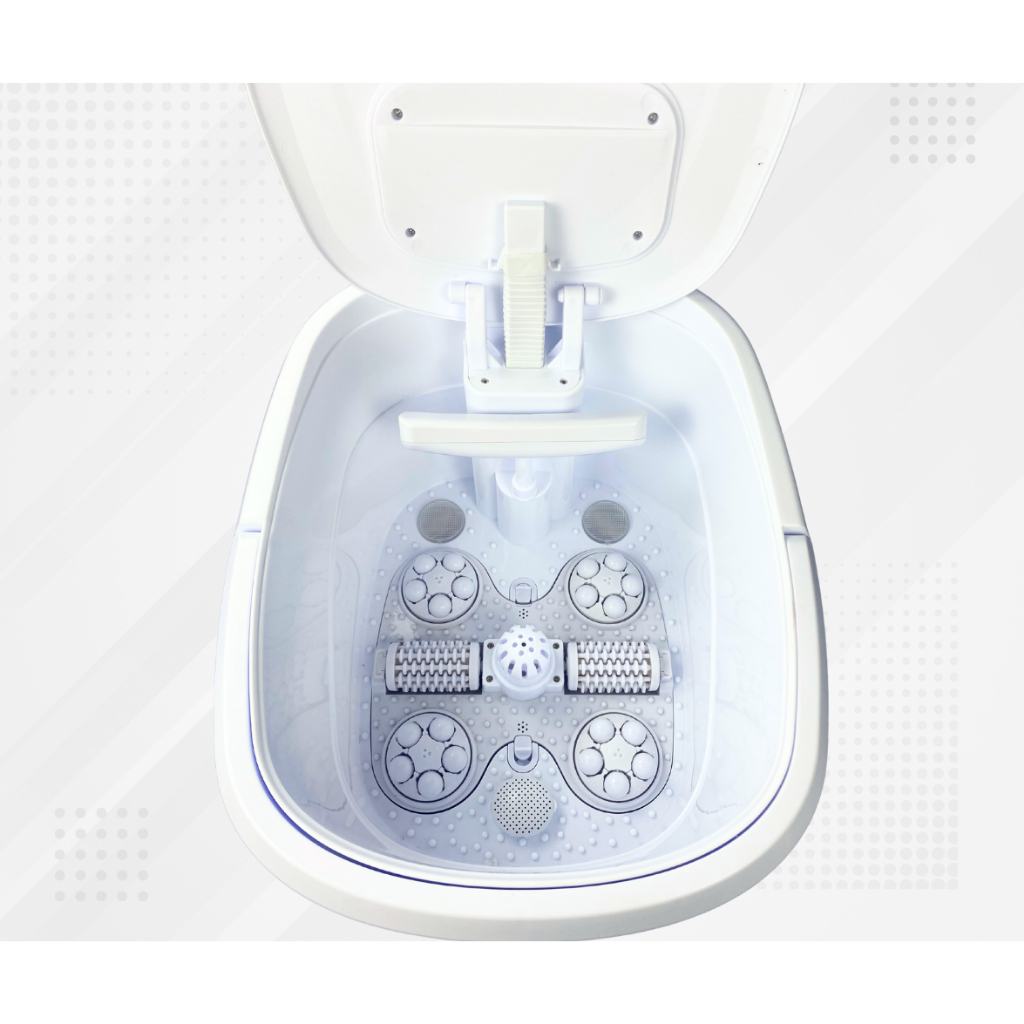Bồn ngâm chân massage con lăn tự động Serenelife SP12S chính hãng nhập khẩu nguyên chiếc