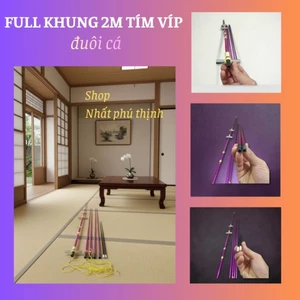 💥 Khung diều 2m tím víp đuôi cá. hot nhất 2026 💥