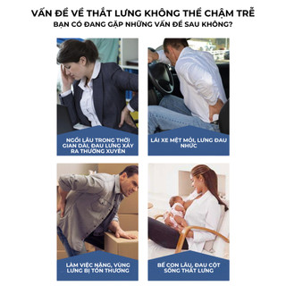 Đai Lưng Cột Sống ECOFIT, Hỗ Trợ Điều Trị Thoái Hóa Cột Sống, Thoát Vị Đĩa Đệm, Đau Thần Kinh Tọa