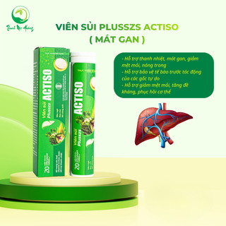 Viên sủi Plusszs Actiso (Hỗ trợ mát gan, thanh nhiệt)