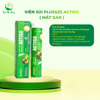 Viên sủi Plusszs Actiso (Hỗ trợ mát gan, thanh nhiệt)