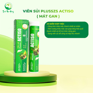 Viên sủi Plusszs Actiso (Hỗ trợ mát gan, thanh nhiệt)