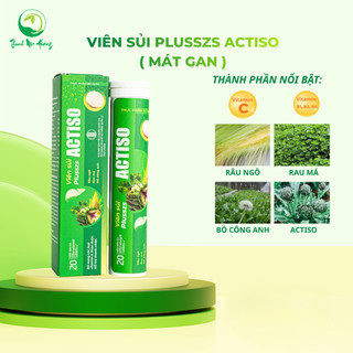 Viên sủi Plusszs Actiso (Hỗ trợ mát gan, thanh nhiệt)