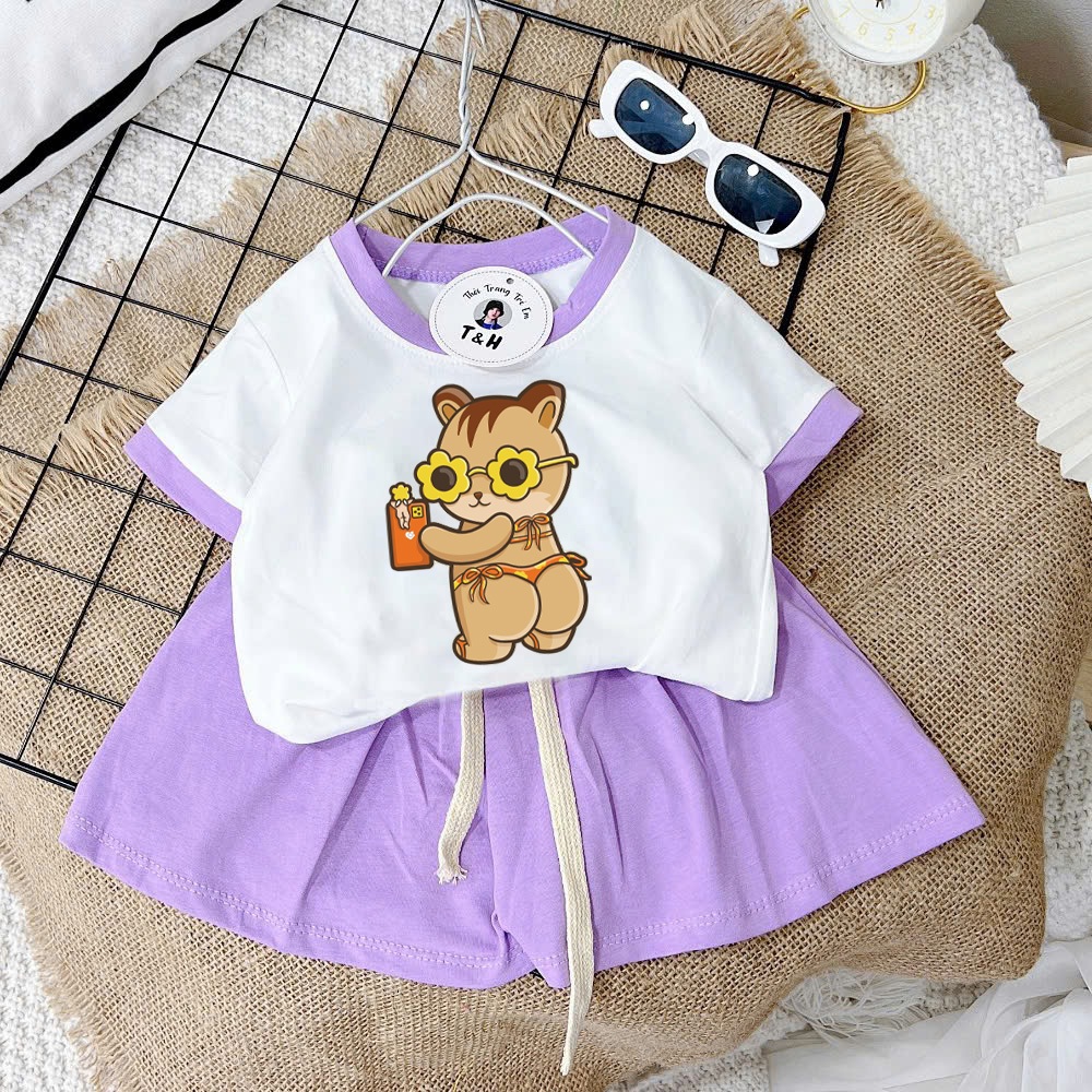 👕👖 ĐỒ BỘ BÉ GÁI – CHO BÉ THÊM ĐÁNG YÊU VÀ THOẢI MÁI 🌸 12-40kg IP631