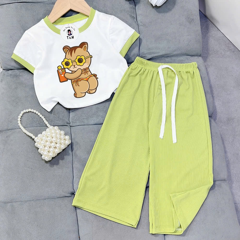 👕👖 ĐỒ BỘ BÉ GÁI – CHO BÉ THÊM ĐÁNG YÊU VÀ THOẢI MÁI 🌸 12-40kg IP631