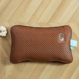 COMBO 2 Gối Mây Đan Lạnh Nhập Khẩu Phù Hợp Mùa Hè - Mây Đan Xen Kẽ Thoáng Mát Mềm Mịn YATASMART