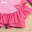 Bộ đồ bơi bé gái dài tay ILABY HCM họa tiết nàng tiên cá chất liệu thun lạnh co giãn chống nắng [4026]