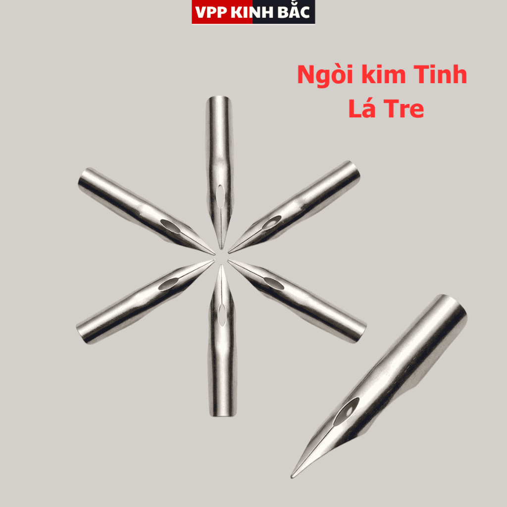 Ngòi Lá Tre(Thanh Đậm) Viết Siêu Êm Trơn Dành Cho Nhiều Dòng Bút Máy.