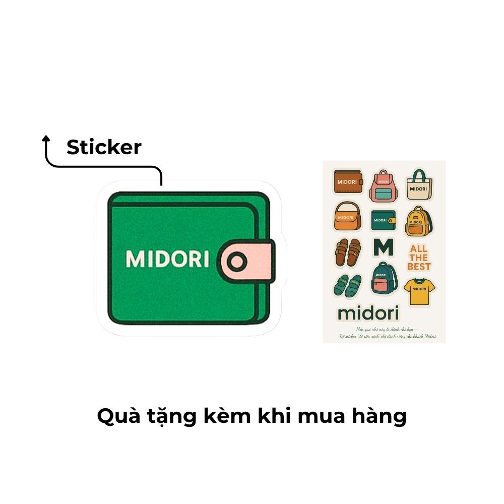 Sticker Túi Đeo Vai Thời Trang Nam Nữ Phụ Kiện Trang Trí Túi Xách| MIDORI FOR MAN