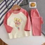 🌸 ĐỒ BỘ BÉ GÁI DÀI TAY GÂN MỀM MỊN – HÌNH DỄ THƯƠNG 🌸 DG632