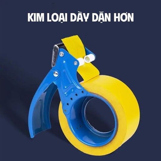 Máy cắt băng dính tự động tiện lợi, dụng cụ đóng gói cao cấp răng sắt cứng, chống trượt tay nghề