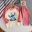 🌸 ĐỒ BỘ BÉ GÁI DÀI TAY GÂN MỀM MỊN – HÌNH DỄ THƯƠNG 🌸 DG632