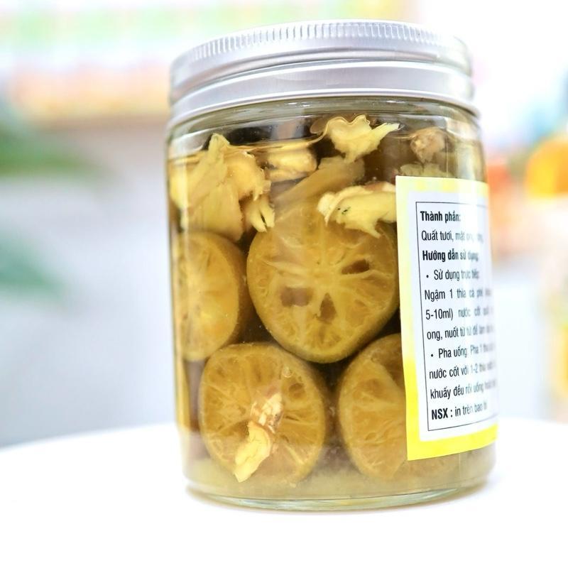 Quất Ngâm Mật Ong Hoa Nhãn OCOP Từ Vườn VietGAP 3.6ha 300g