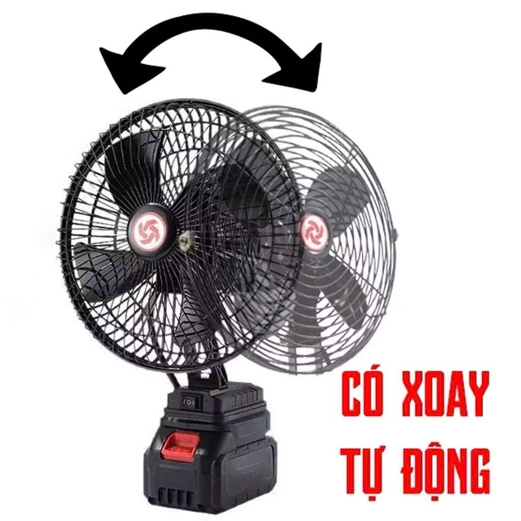 Quạt Tích Điện Pin 10-20 Cell Dùng Liên Tục 7-12H Mini Gọn Nhẹ Bền Đẹp Tiện Lợi Đa Năng