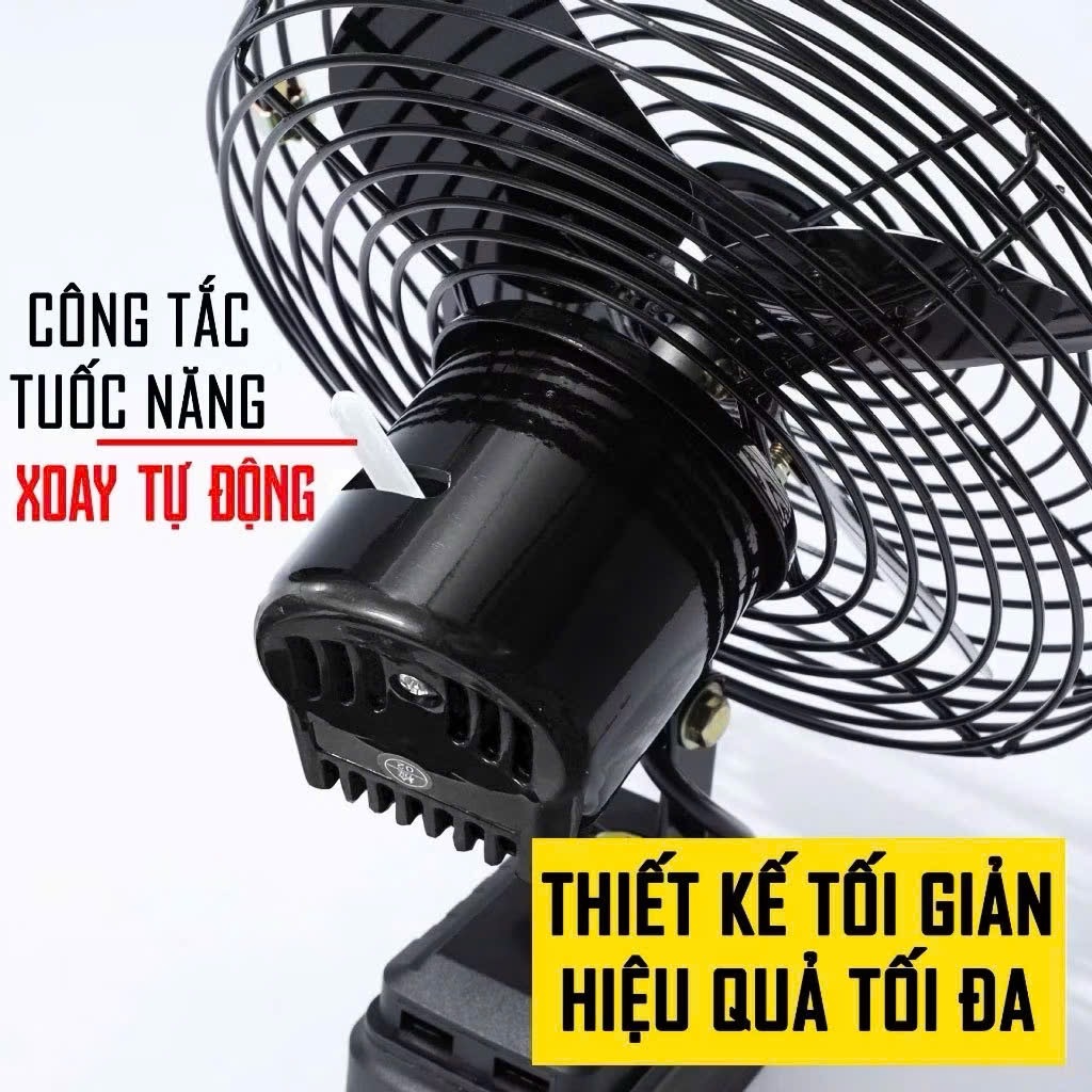 Quạt Tích Điện Pin 10-20 Cell Dùng Liên Tục 7-12H Mini Gọn Nhẹ Bền Đẹp Tiện Lợi Đa Năng