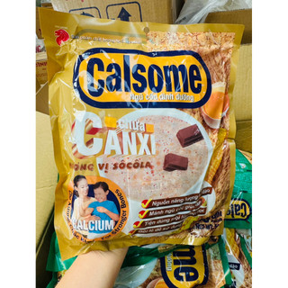 Bột ngũ cốc Calsome vanila,socola túi 500g(20 gói)