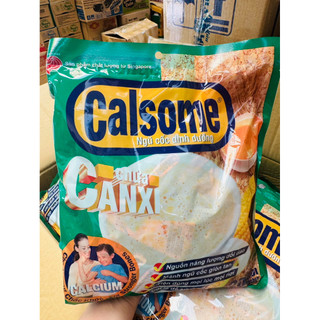 Bột ngũ cốc Calsome vanila,socola túi 500g(20 gói)